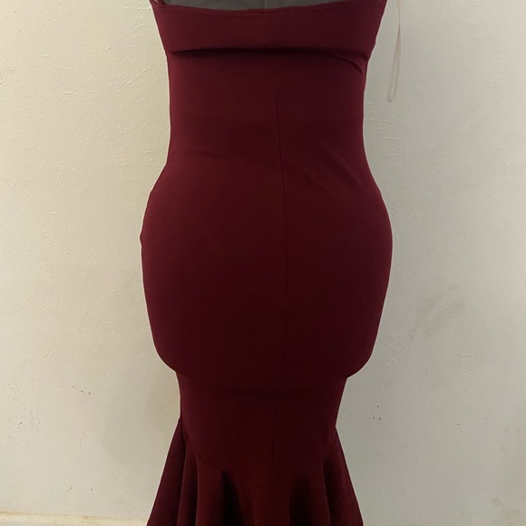 Burgundy dress - Picture 5 of 7